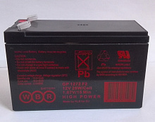 Аккумулятор WBR GP 1272 с F2 (12 вольт 7.2 Ач)