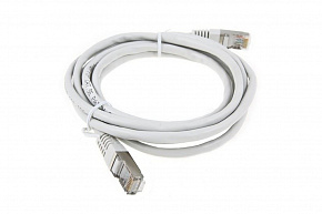 Патч-корд F/UTP, экранированный, Cat.5e, LSZH, 3 м, серый (PC-LPM-STP-RJ45-RJ45-C5e-3M-LSZH-GY)