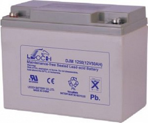 Аккумулятор  50 А/ч, 12В (LEOCH) DJM1250
