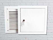 Узел стыковочный УС-1вв® EI30 (для подсоединения напорного рукава), врезной размер 200х200