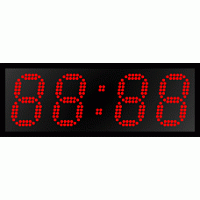 СВР-05-6В100NTP Вторичные часы цифровые, шестиразрядные (ЧЧ:ММ:СС), цвет индикации зелёный, NTP, PoE