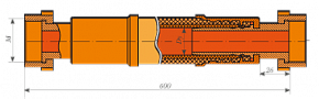 РВД 360-G1/2B-46 распылитель газовый