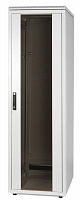 Шкаф напольный 19", SZBD, 28U, 1341x600х600мм (ВхШхГ), стеклянная дверь c металлическими вставками