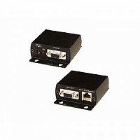 VD102 Комплект для передачи VGA сигнала (4-х канальный передатчик-распределитель VGA сигнала)