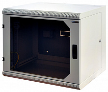 Шкаф, 12U, 638x600x520 мм, трехсекционный упрочненный, серый (RAL7032) RECW-125H-GY