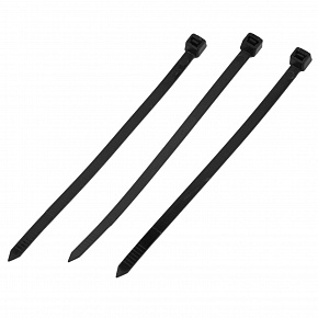 Стяжки кабельные PLCT-150х3 черные