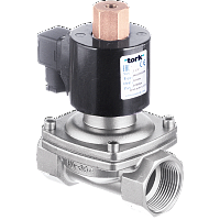 T-SYDZ 605 230/50AC Клапан соленоидный 2/2 НЗ 1" 25 мм, нерж. сталь, NBR 0-10 бар -10...+80С