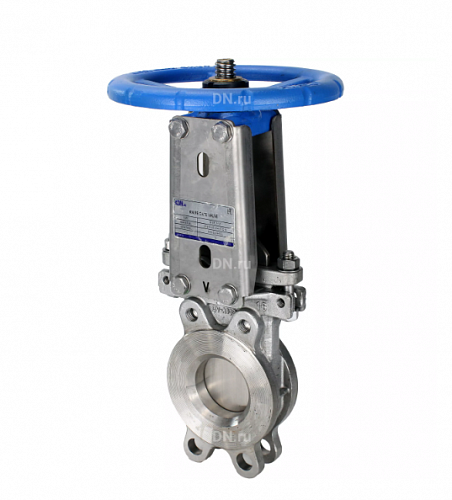 Задвижка шиберная DN.ru GVKR3131E-1W-Fb-S Ду150 Ру10 односторонняя Задвижка шиберная DN.ru GVKR3131E-1W-Fb-S Ду150 Ру10 односторонняя