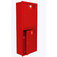 ШПК-Пульс-320ВОК (встроенный,открытый,красный) 540х300х230мм (правый) Шкаф пожарный 