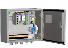 ЩУВ3  (шкаф управления 1-м пожарным вентилятором номинальным током до 10А)