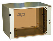 Шкаф настенный SignaPro™ 18U 904х600х660 мм, двухсекционный со съемными боковыми стенками, серый