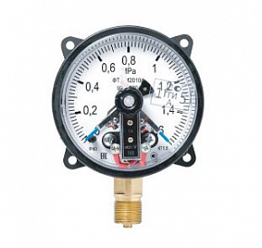 Манометр электроконтактный ДМ2010ф 2,5 кгс/см2 V исп.М20х1,5 кл.1,5 с магнитным поджатием