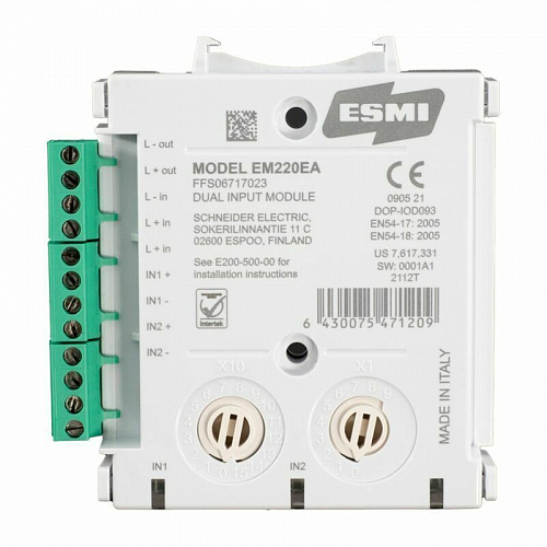 EM220EA Модуль контроля двухканальный EM220EA Модуль контроля двухканальный