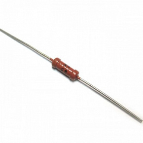 CF2WS-180K, Резистор углеродистый, THT, 180кОм, 2Вт, ±5%, 4,2x11мм