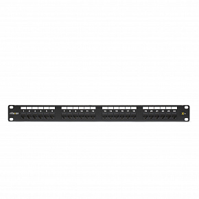 Патч-панель 19" 1U патч-панель Cat.5e, 110, 24 порт RJ45, T568A/B (24458MD-C5E)