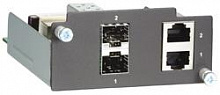 Модуль PM-7200-2GTXSFP Interface module, 2 combo 10/100/1000BaseT(X) / SFP (mini-GBIC) ports MOXA