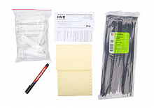 Комплект маркировочный пластмассовый КМП (в упаковке 50 комплектов и 1 маркер) связьстройдеталь