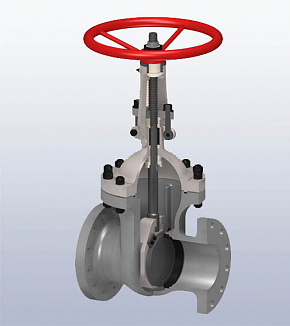 Задвижка шиберная модели Passage V GV-01/F, Ду 350, PN16,