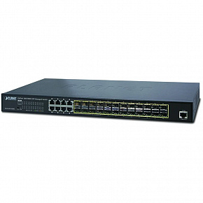 IP30 Industrial 8-Port 10/100/1000T 802.3bt PoE + 4-Port 10G SFP+ Ethernet Switch (360W PoE budget, 