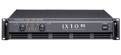 LX- 1.0	2х175 Вт@8Ом, 2х275 Вт@4Ом, клип-лимитер МУЗЫКАЛЬНЫЙ  УСИЛИТЕЛЬ МОЩНОСТИ	