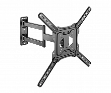 Кронштейн-крепление для ТВ настенный, до 35 кг. VESA 75х75-400х400, 32"-55", черный, SONNEN, 455946