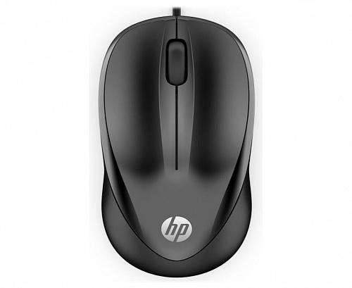 Мышь HP 1000, оптическая, проводная, USB, черный