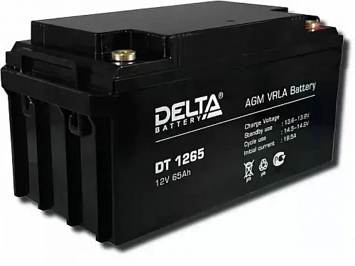 Аккумулятор  65А/ч, 12В (Delta) DT1265