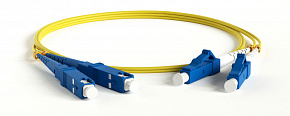 Патч-корд волоконно-оптический (шнур) SM 9/125 (OS2), SC/UPC-SC/UPC, 2.0 мм, duplex, LSZH, 3 м