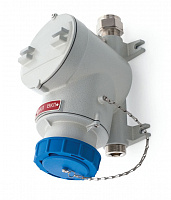 ВГМ-16-250-2-КНВ2МНК/Р Вилка взрывозащищенная 1Ex db IIC T6 Gb, IP66,2P+PE, 250В, 16A, алюминий.