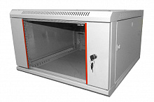 Шкаф настенный 6U серия WM, (600х600х368), серый, собранный