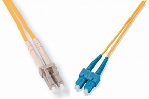 Оптоволоконный патч-корд 9/125, FC-FC UPC, duplex, 3х2 мм, PVC, 3 метра
