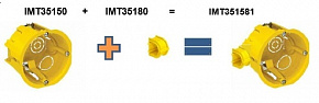 Коробка установочная 68(65)х45мм с соединителем ГИПРОК IMT351581 Systeme Electric