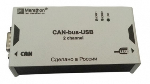 Интерфейс CAN-bus-USB двухканальный ГКМН.468351.017-03