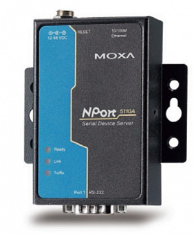 Сервер NPort 5130 1 port RS-422/485, Power Adapter, DB9