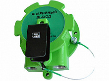 УДП-Спектрон-Exd-М-03 "Аварийный выход", цвет корпуса зеленый (алюминиевый сплав)