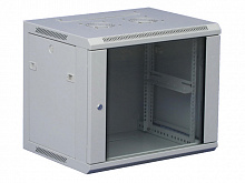 Шкаф настенный 6U серия WM (600х450х368) серый, собранный