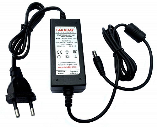 Блок питания 24W/12V/2A Блок питания 24W/12V/2A