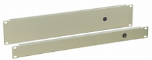 Горизонтальная заглушка 19", 2U, серая