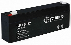 Аккумулятор   2,2А/ч, 12В OP 12022 (Optimus )
