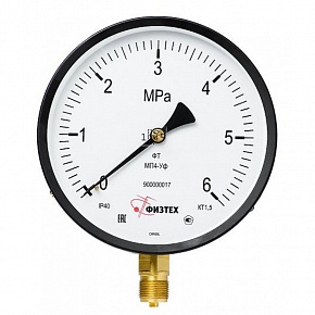 Манометр МП4-Уф 0-25 МПа кт.1,5 d.160 IP 40 M20*1,5 РШ