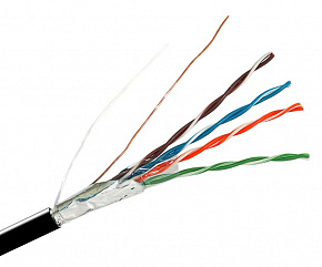 FTP 4х2х0.5 внутр. AWG24, CAT 5e 305м медный кабель Ship
