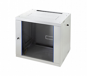 Шкаф настенный Racknet F30 12U 600×600, дверь стеклянная, 60W-12-66-31GY