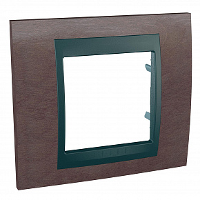 Рамка UNICAtop 1 пост дерево табачное MGU66.022.2M4