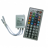 Контроллер для светодиодной ленты RGB 144W 12А с пультом управления цветом