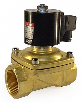 Клапан электромагнитный DN25, G 1", "НЗ", PN10, ∆P 0-8 ,Kvs-13.92, FKM,Т:−20…+120 °С , DC24V, IP65,