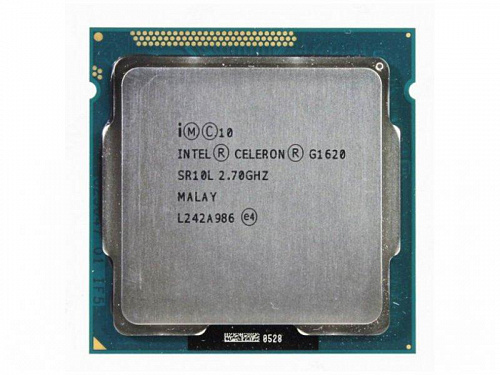 Процессор INTEL Celeron G1620, LGA 1155, OEM [cm8063701445001sr10l]