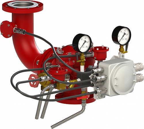 Узел управления дренчерный УУ-Д80/1,7(Г0,08) Вз–УФ.O4 - «Пилот-КСД» ДИНАРМ, Ду 80, с обвязкой, гидро Узел управления дренчерный УУ-Д80/1,7(Г0,08) Вз–УФ.O4 - «Пилот-КСД» ДИНАРМ, Ду 80, с обвязкой, гидро