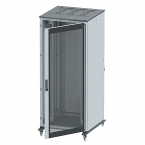 Шкаф 19" напольный 38U (800х1000)  дверь стекло
