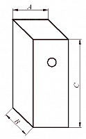 Шкаф для МГП с хомутами ШМГП 16-100х1-А
