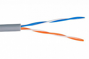 UTP 2х2х0.5 внутр. CAT 5e 305м медный кабель Eletec
